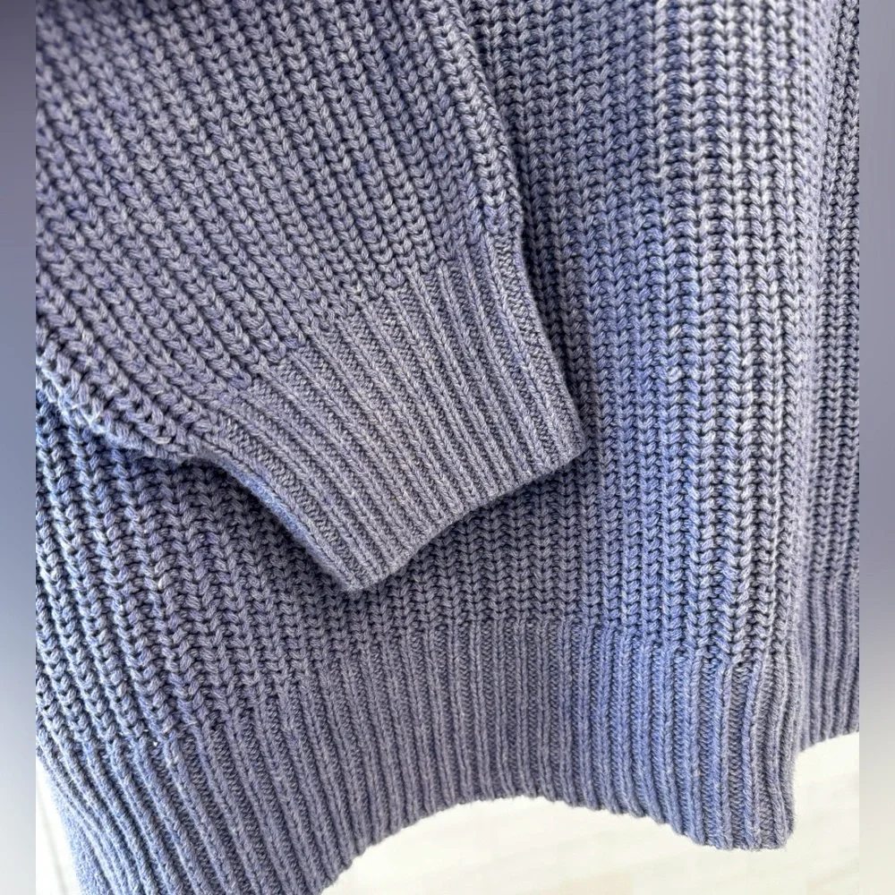 Light Blue Chunky Sweater - Picture 2 of 3